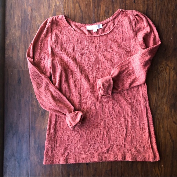 LOFT Tops - SOLD | LOFT | Lace Long Sleeve Top